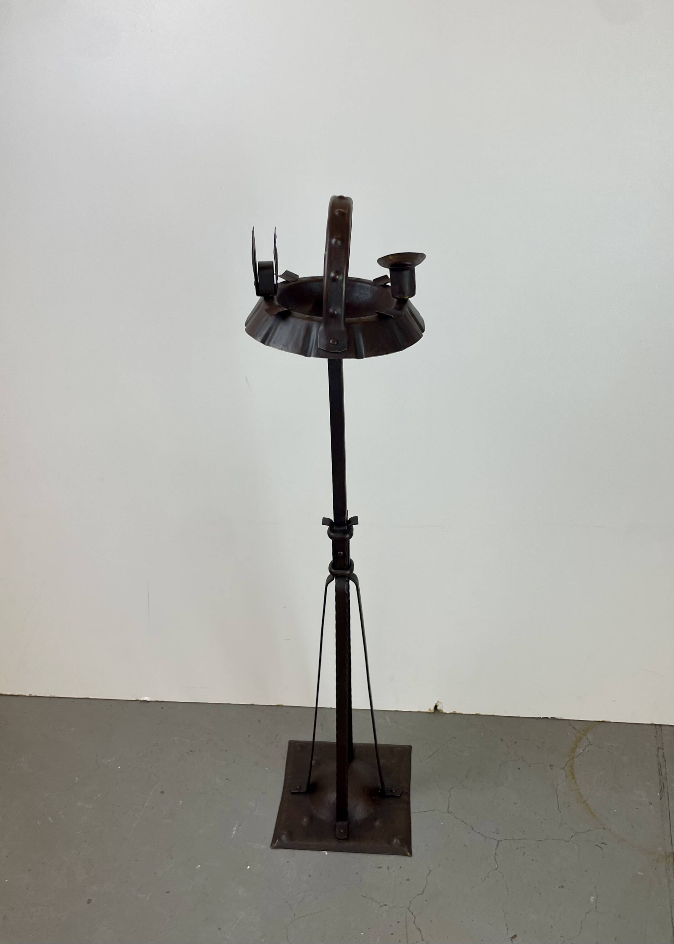 Arts & Crafts Standing Ashtray by Hugo Berger as Goberg, Germany, 1900s