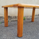 Italian pine and glass coffee table