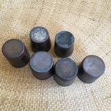 Set of 6 stoneware cups