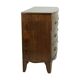 Grande commode antique anglaise bow front 1860 placage d'acajou 106cm
