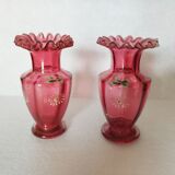 Set of two small vases