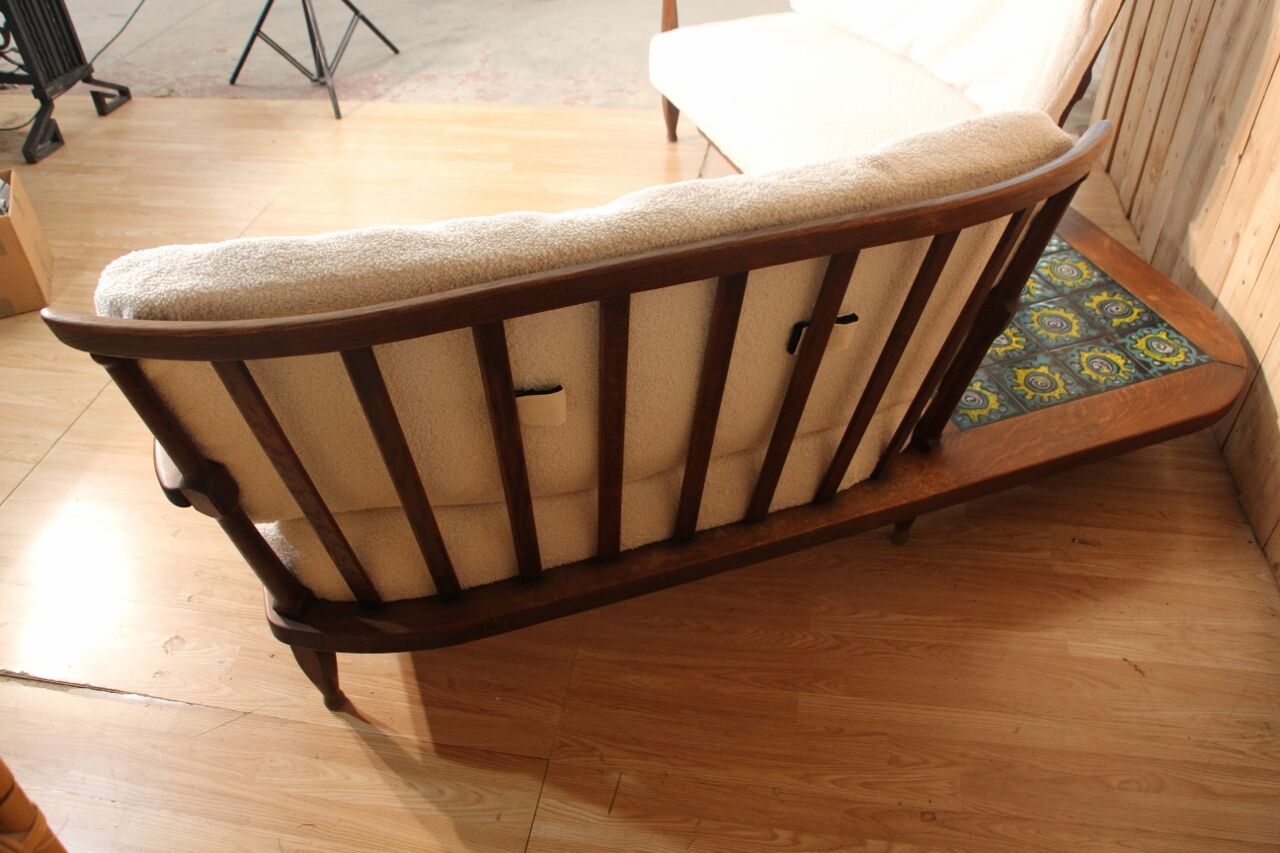 corner sofa by Guillerme et Chambron 1960