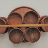 1960s Danish set of 6 eggcups