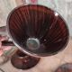 Mid Century French coffee set for 4, faïence Salins, model Bahamas