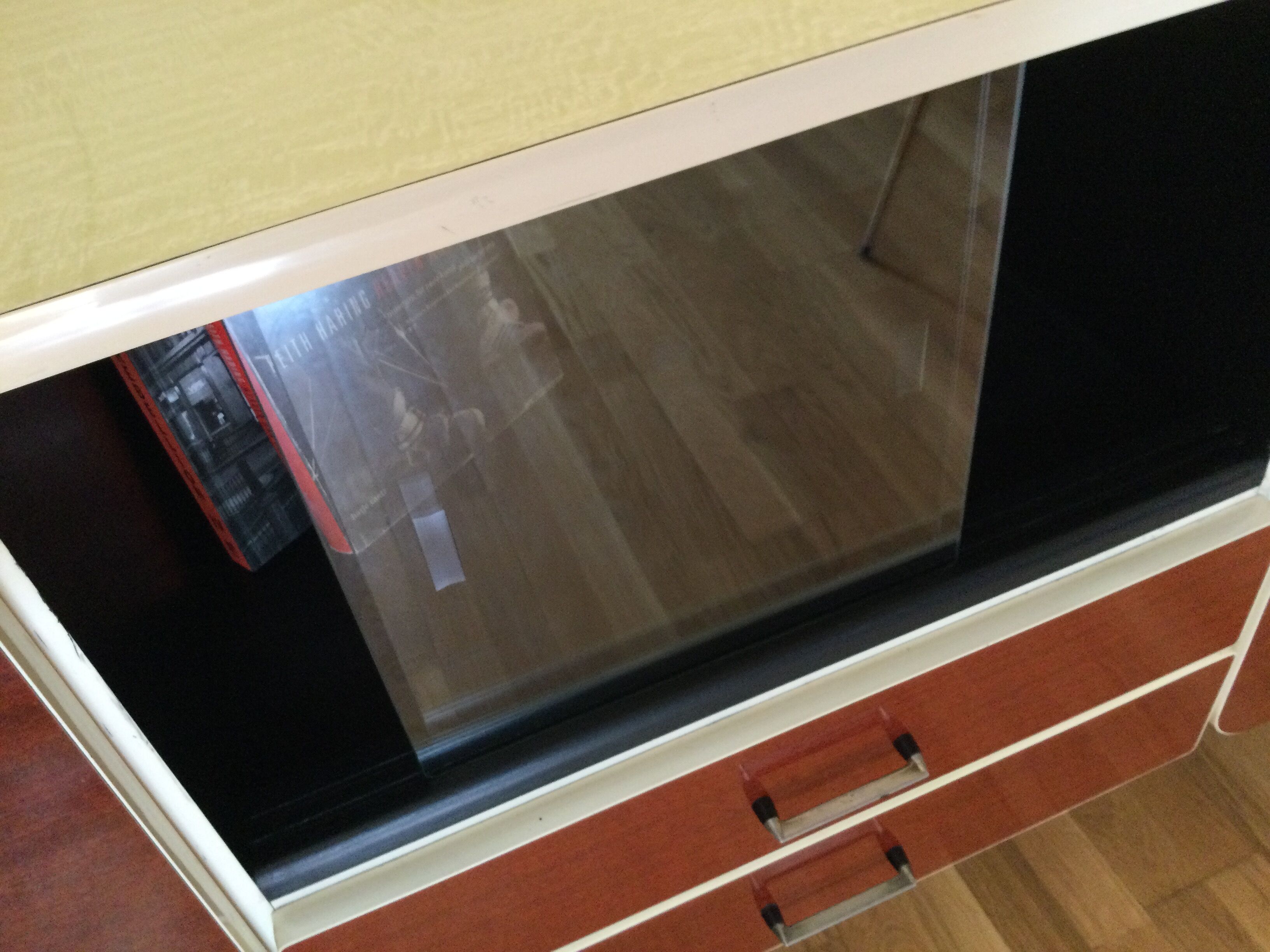 Enfilade vintage bois et formica
