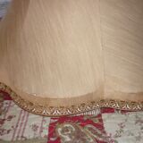 Lampshade pagoda greige rosé round scalloped headband Ø 56 cm