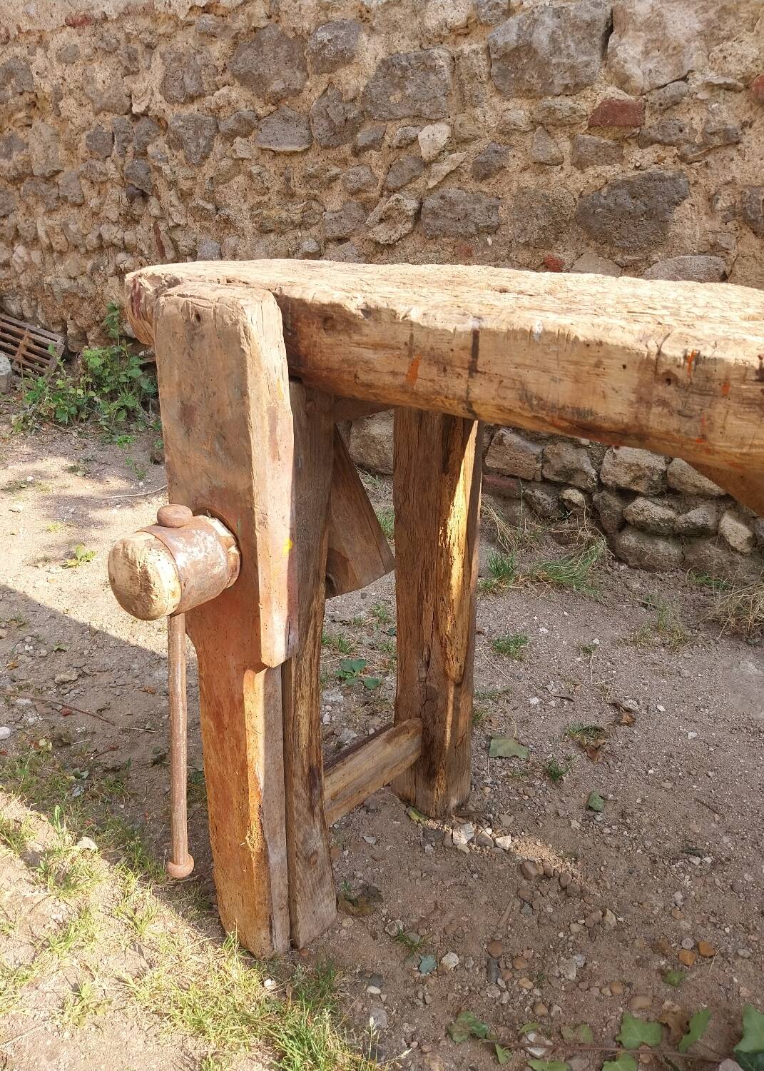 Wooden workbench