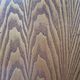 Rare vintage desk Ash and woven rattan - Large top - 6 drawers - Functional desk