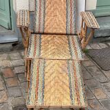 Rattan chaise longue 1910/1920