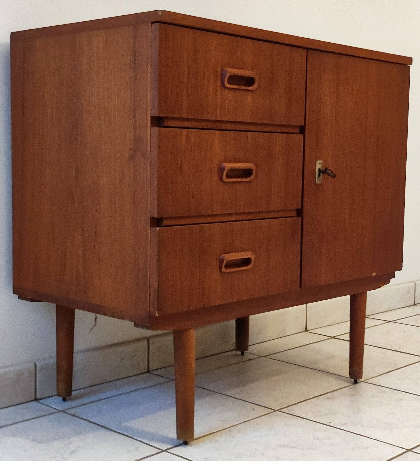 Small Scandinavian style sideboard 1960