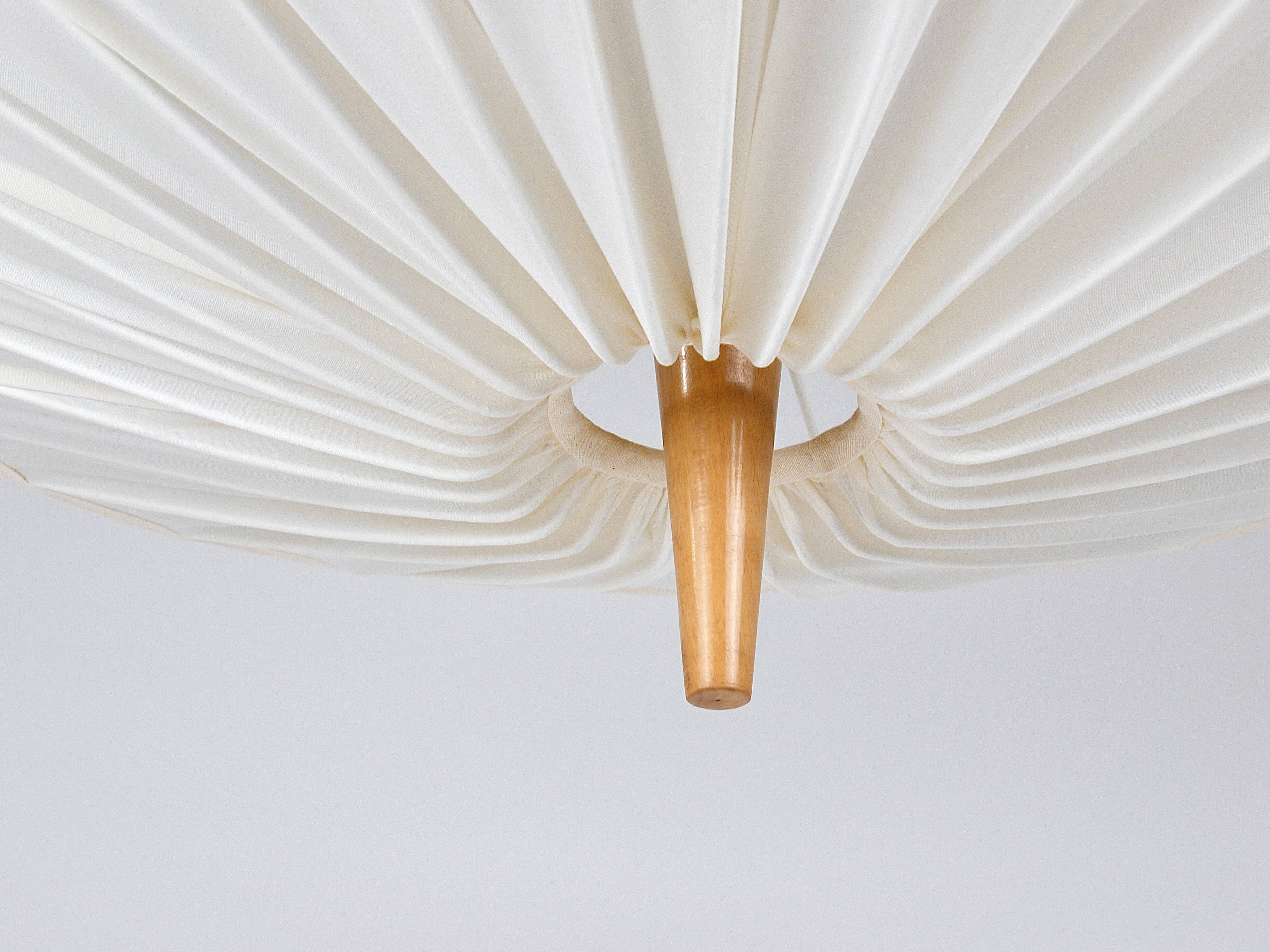 J.T. Kalmar Vienna „Dorn“ Midcentury Ceiling Lamp Flush Mount Uplight, 1950