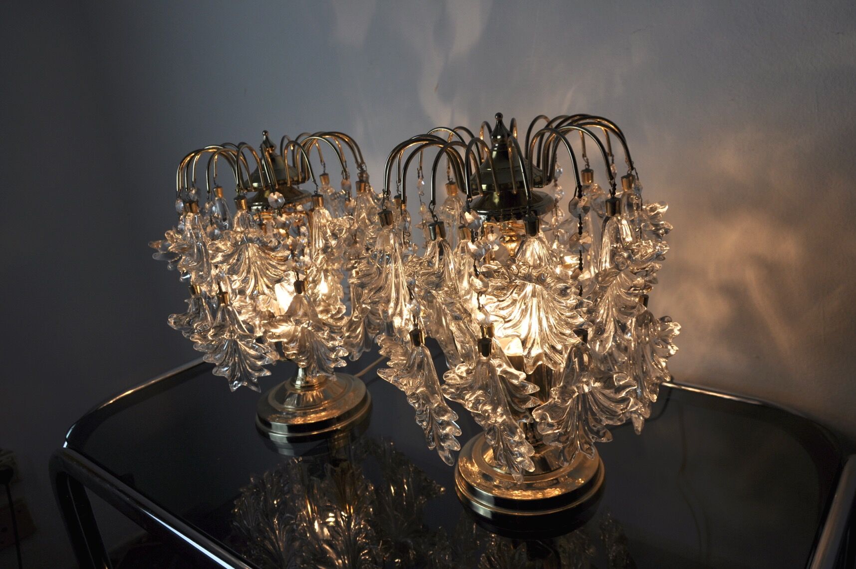 Paire de lampes Kinkeldey, Allemagne, 1970