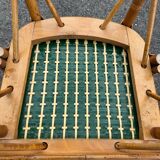 Set of 3 woven rattan bistro chairs Drucker SA