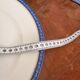 Lot 6 Flat plates Porcelain Limoges Blue Gold Betoule & Legrand 2/2