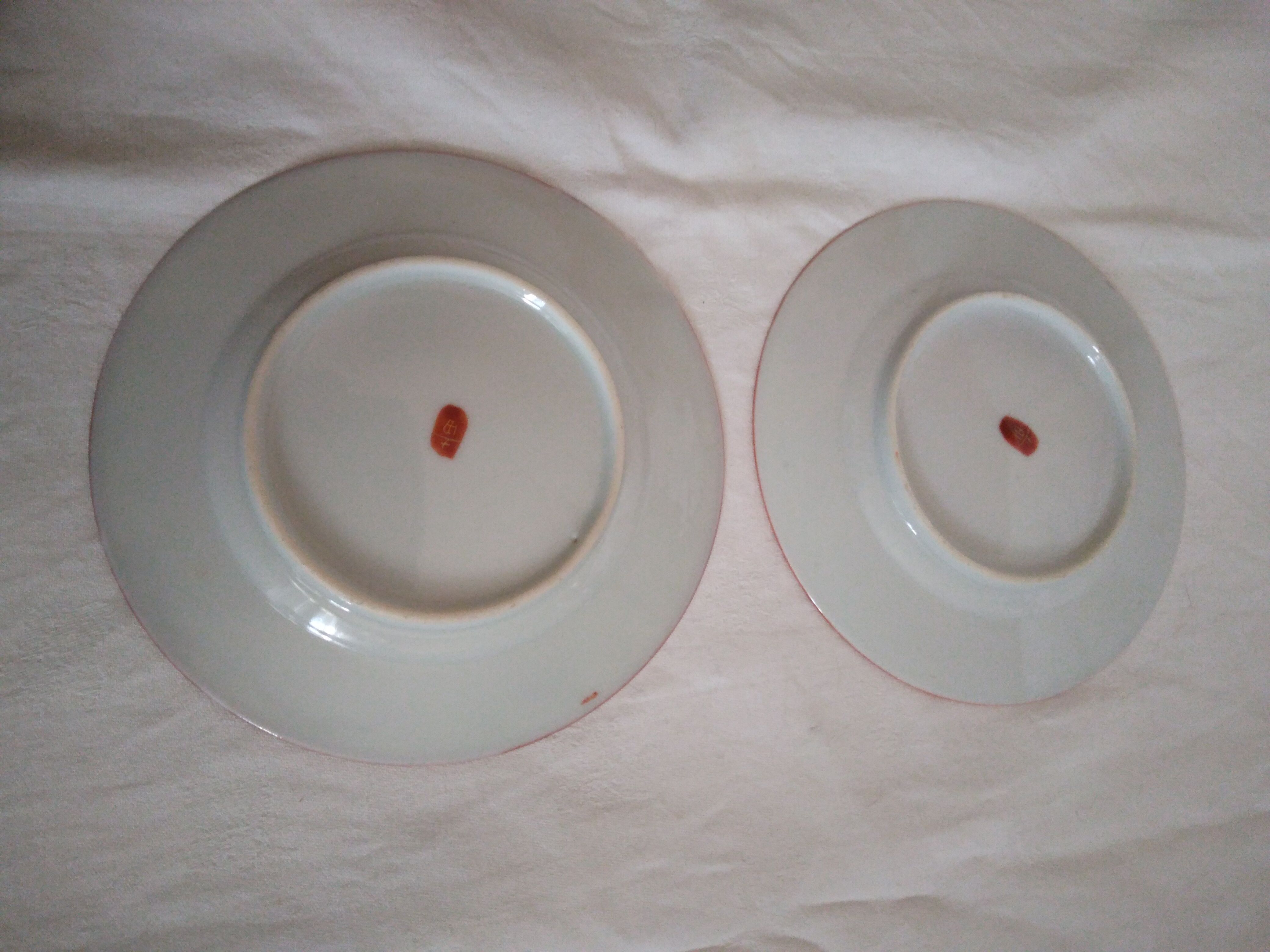 7 porcelain plates 15.5 cm