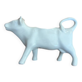 Pot à lait Crémier français en porcelaine blanche en forme de vache vi