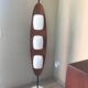 Floor lamp surf teak and opalines design gioffredo reggiani 1960