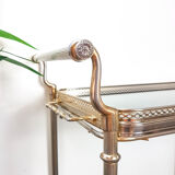 Golden neoclassical dessert