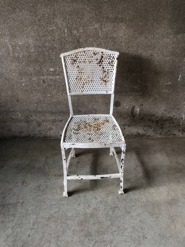 Chaise de jardin design Gustave serrurier bovy