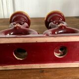 Pair of CAB ceramic candlesticks