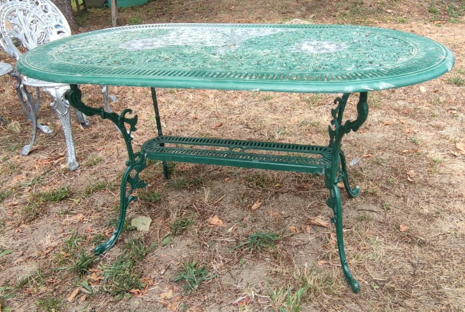 Vintage English style aluminum garden furniture