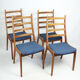 Ensemble de quatre chaises, K.S. Mobelfabrik, Danemark, années 1960