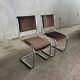 Paire de chaises chromées vintage 1970