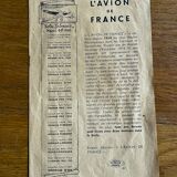 L'Avion de France, modèle "Aigle" circa 1940, Avion sans pilote Unis France