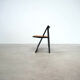 Set of eight folding dining chairs designed by Aldo Jacober for Alberto Bazzani