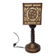 Art Nouveau wooden lamp