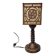 Art Nouveau wooden lamp