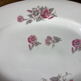 Ancien plat de service ovale L.J. Cie Vierzon