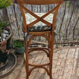 Chaise de bar bistrot crossback