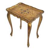 Elegant Florentine side table – Painted decor & superb antique patina