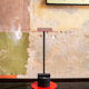 Lampe post-moderne Aero par Ettore Sottsass pour Bieffeplast, 1983