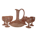 Decanter and wine glasses