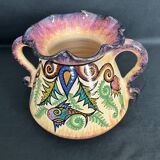 Quimper, ceramic vase signed Fouchen circa 1940