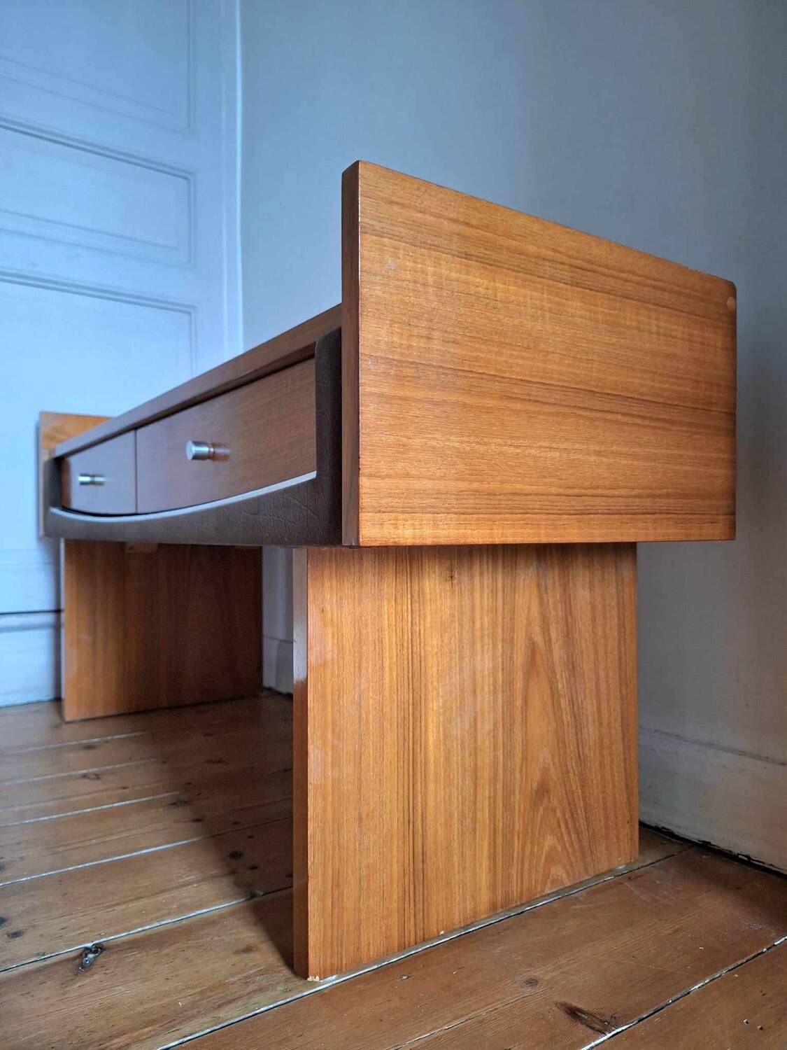 Vintage sideboard, old television cabinet, retro dressing table