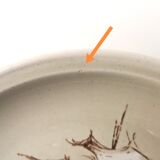 Set of 4 vintage stoneware plates, “Thistles” model