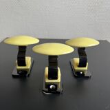3 Evenlux France coat hooks from the 60s
