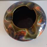 Ricard enameled ceramic ashtray signed