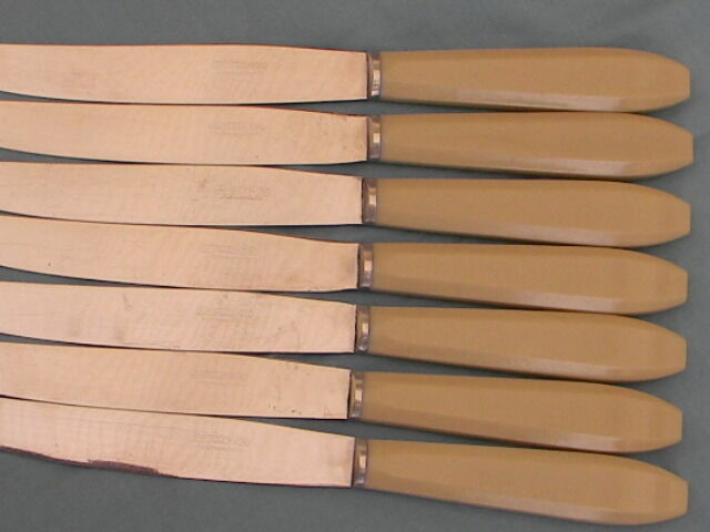 7 vintage knives Apollonox stainless steel blade.