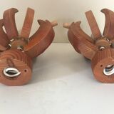 Pair wall lamps vintage