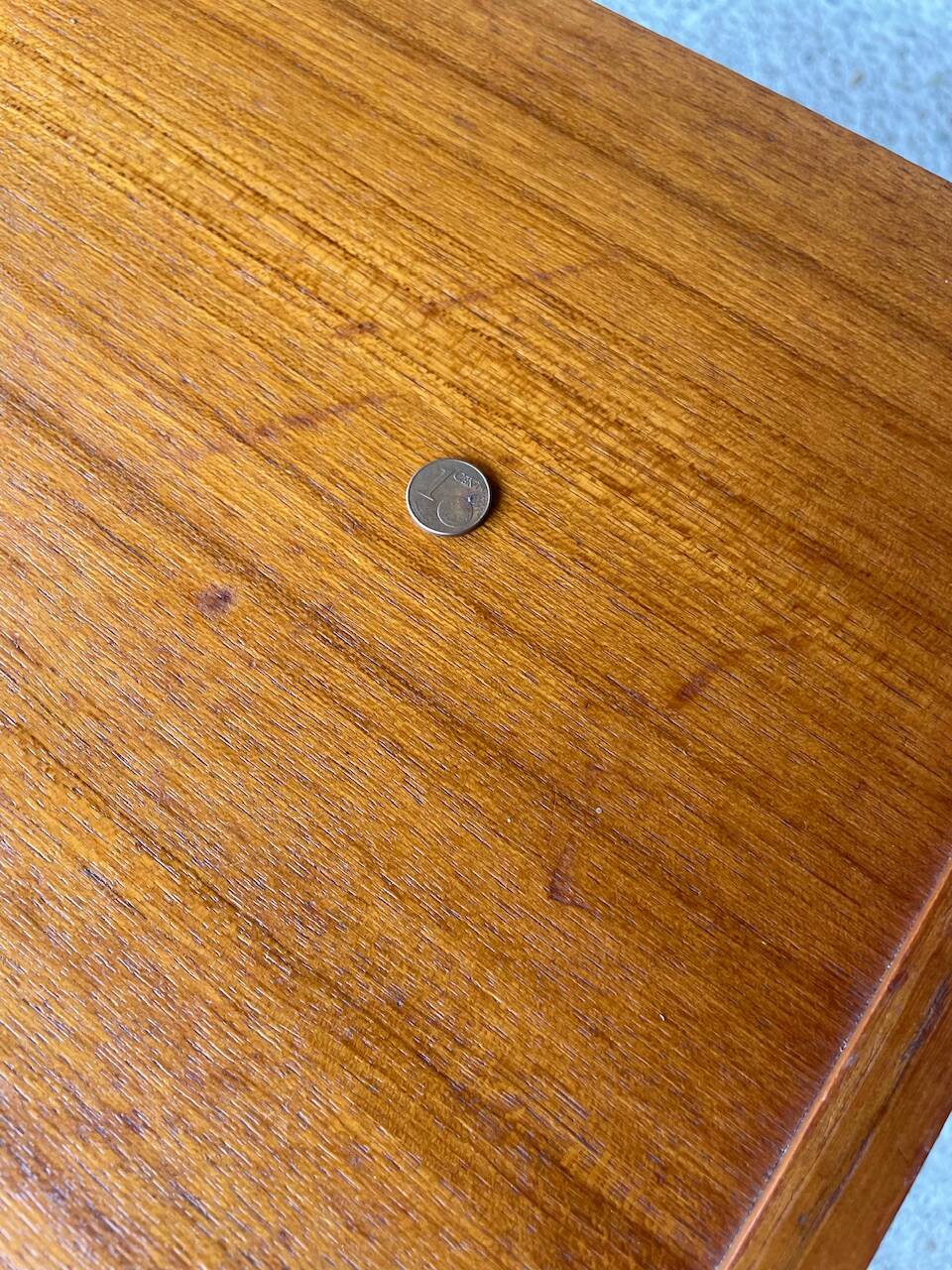Vintage Scandinavian teak bedside table circa 1960's