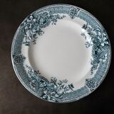 Set de 6 assiettes plates Longwy, modèle Watteau