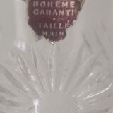 Bohemian crystal vase