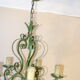 Lustre 1950 en métal peint
