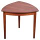 Triangular Coffee or Side Table in Teak, Denmark, 1960s