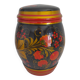 Russian khokhloma candy dish with lid