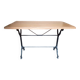 110cm bistro table with solid wood top
